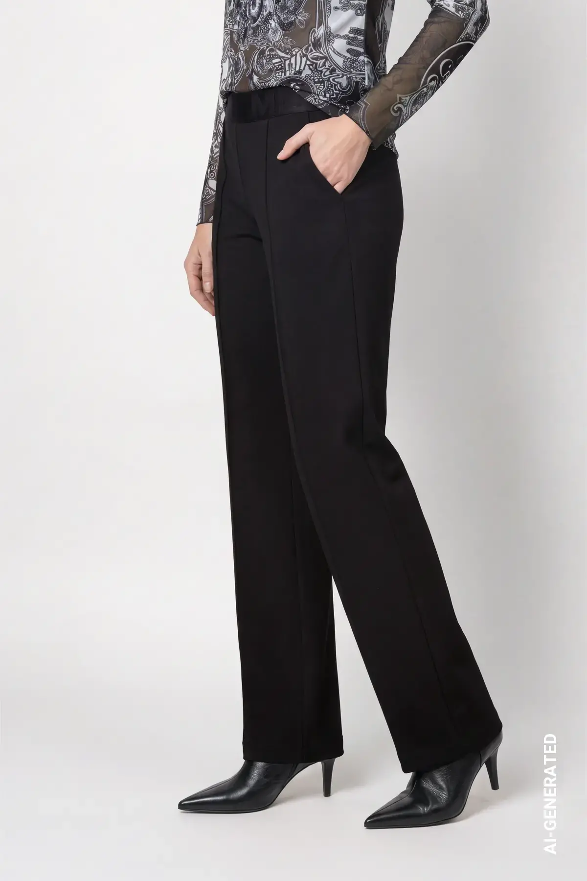 Broek met letters band - Afbeelding 4