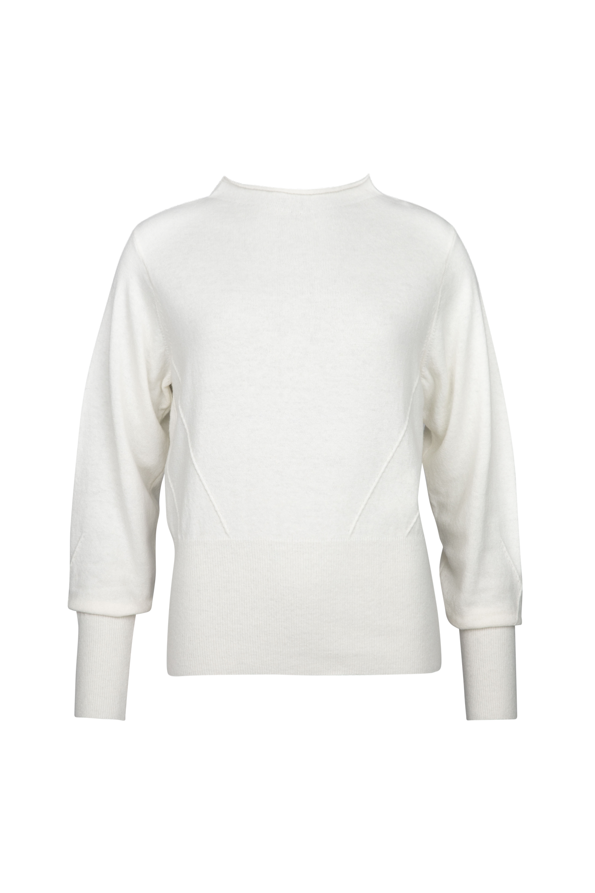 Gebreide trui in mix van cashmere en viscose - Afbeelding 3
