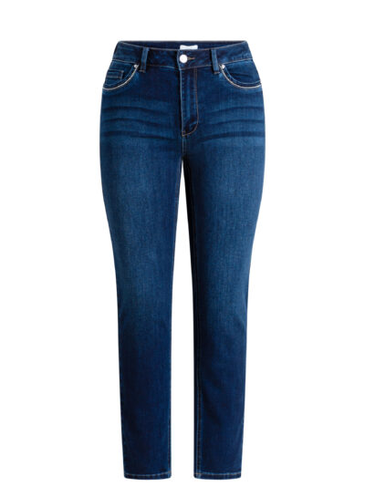 Skinny jeans met donkere wassing