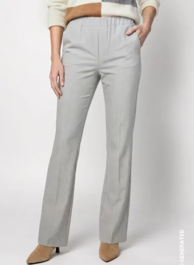 Wide leg zakelijke broek