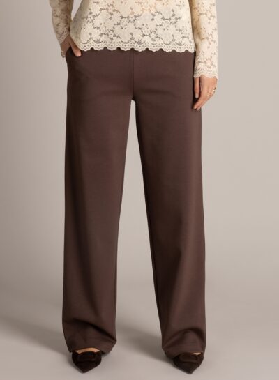 Comfortabele wide fit broek