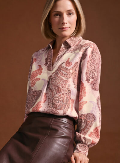 Blouse met paisleyprint