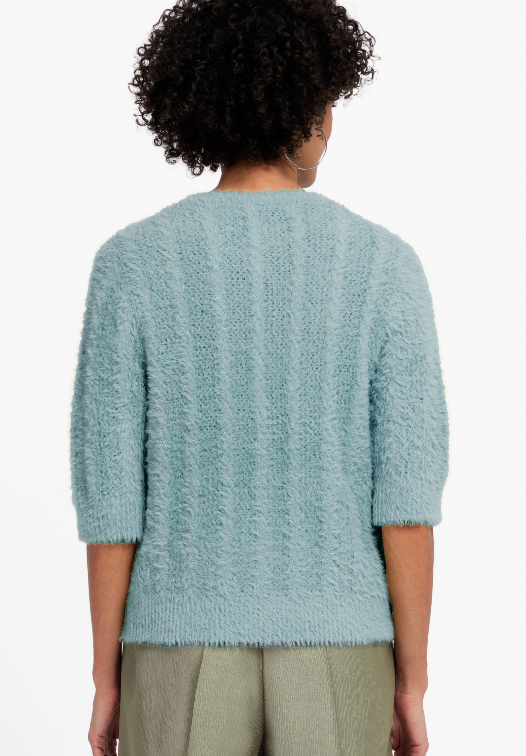Gebreid vest met ronde hals - Afbeelding 2
