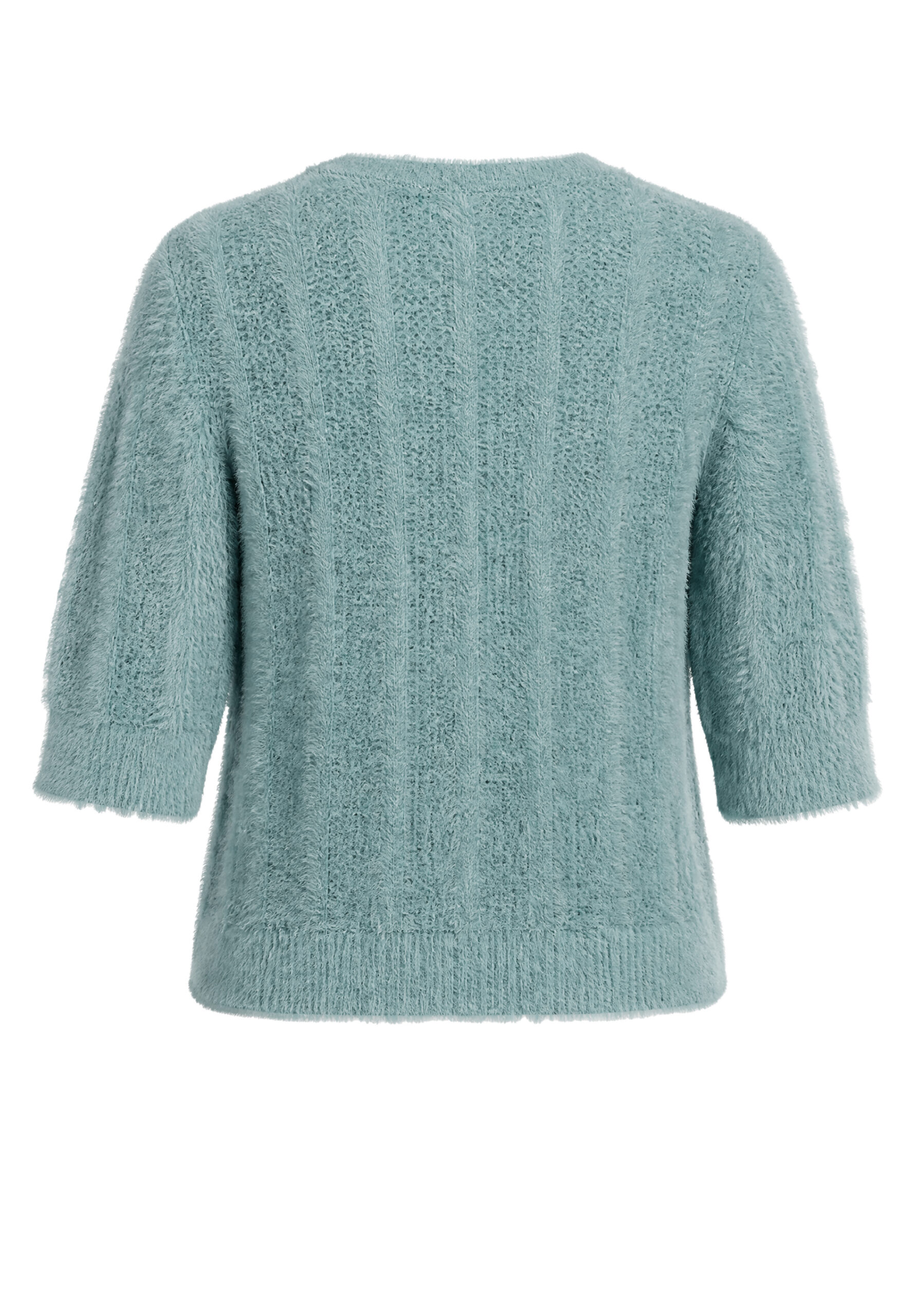 Gebreid vest met ronde hals - Afbeelding 6