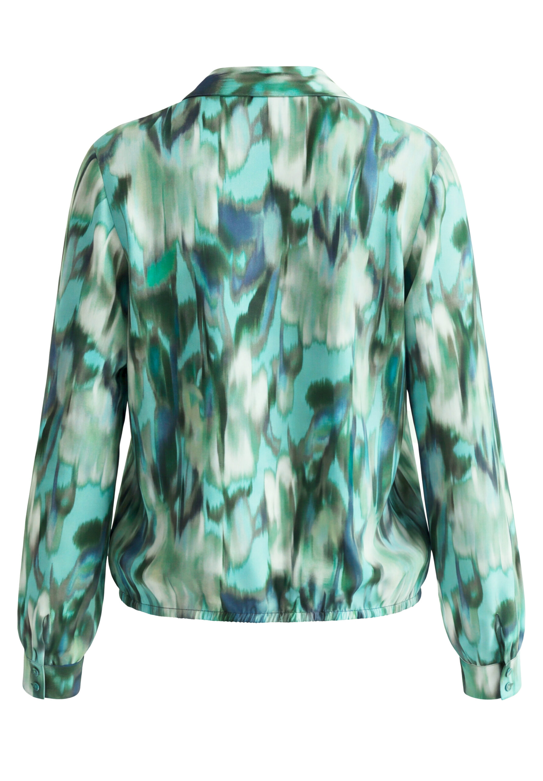 Blouse met V-hals en kraag - Afbeelding 5