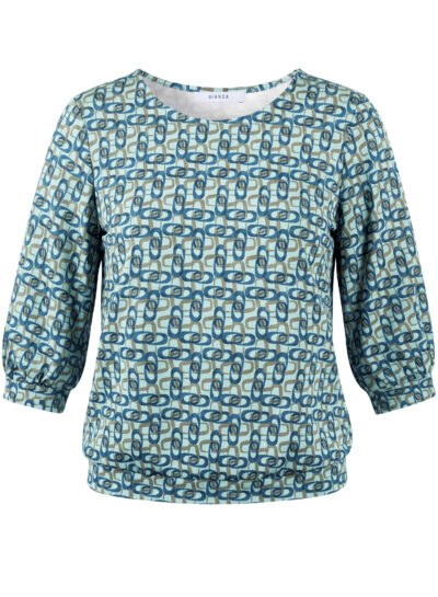 Shirt met brede boord