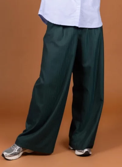 Wijde broek met hoge taille