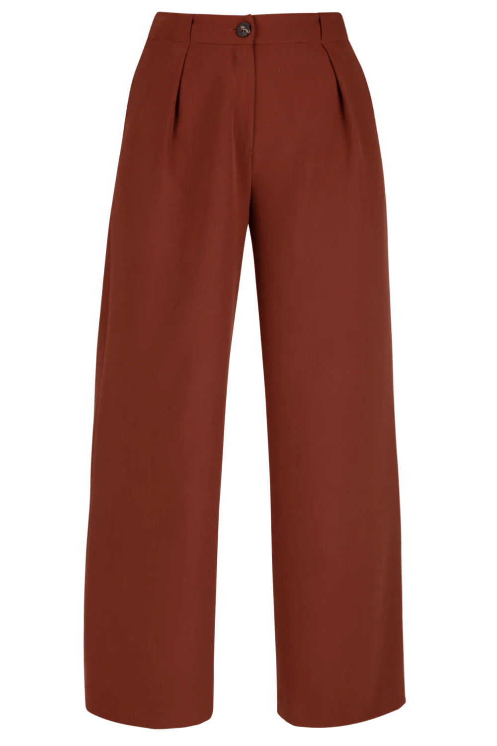 Wijde geklede broek met hoge taille - Afbeelding 8