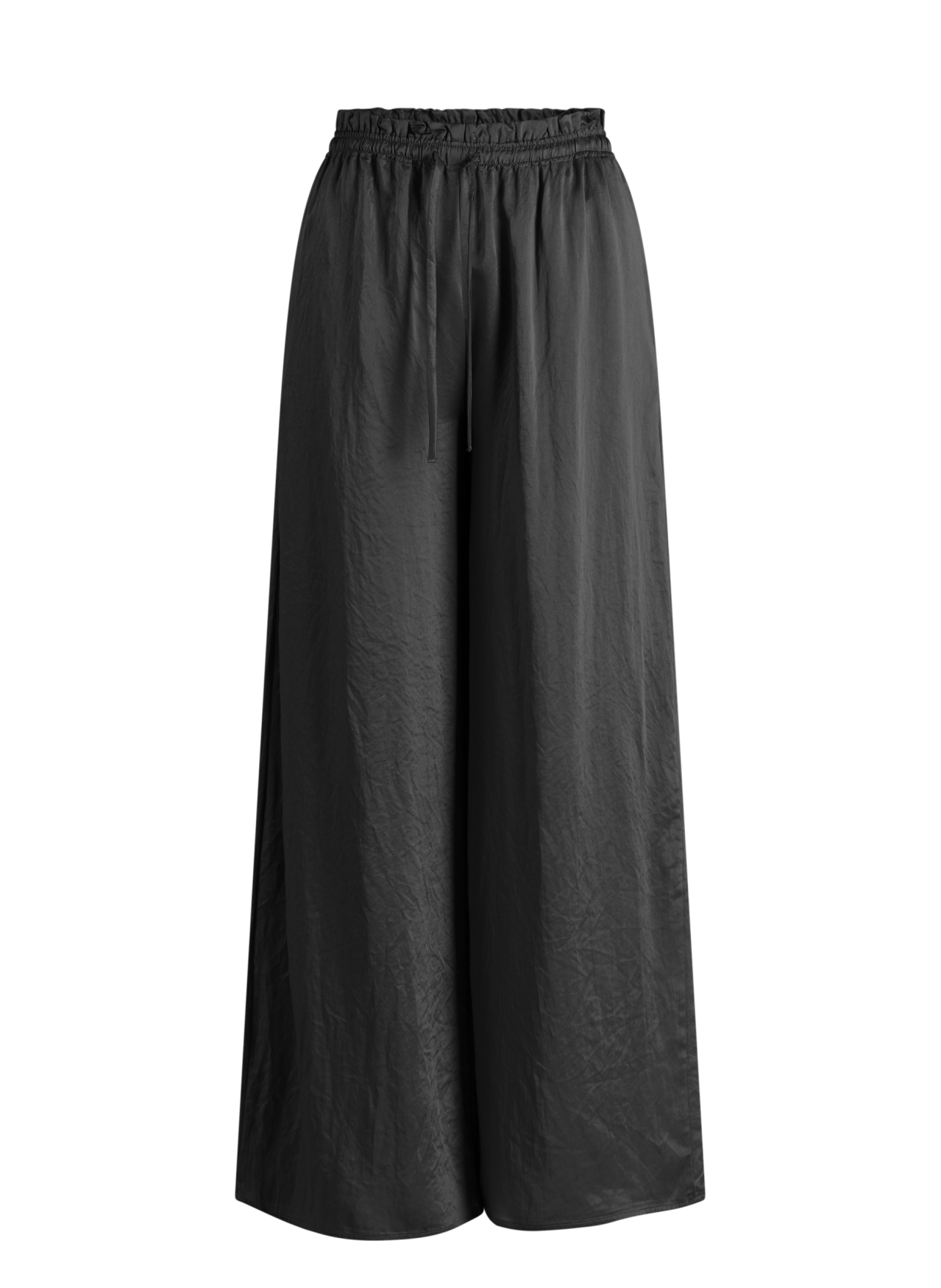 Satijnen wide leg broek - Afbeelding 5