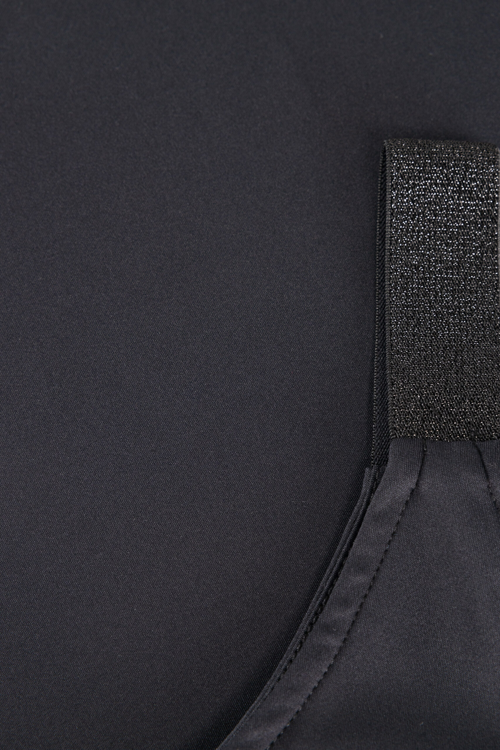 Travelstof singlet met glitterbandjes - Afbeelding 2