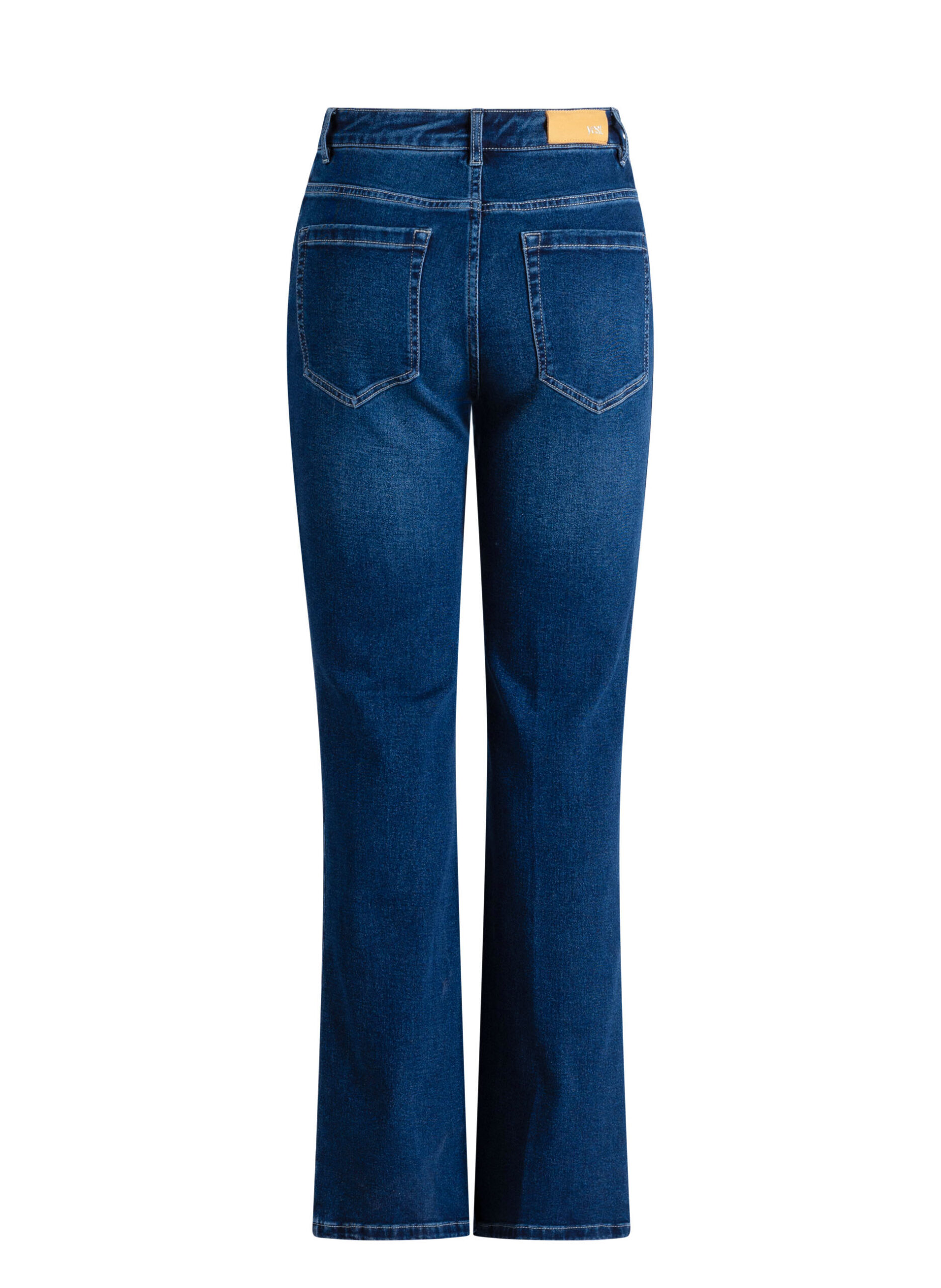 Flared jeans met opgestikte zakken - Afbeelding 5