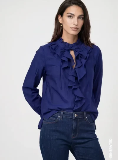 Blouse met volants