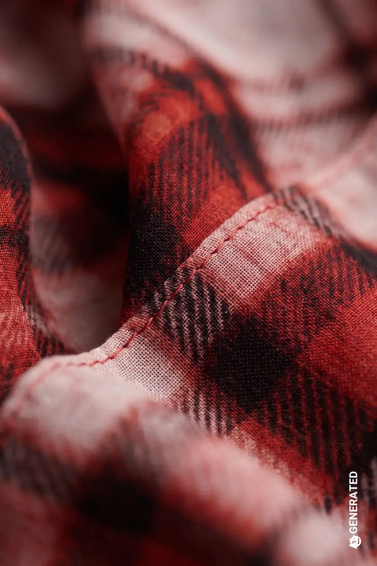 Sjaal met ruitpatroon - Afbeelding 2