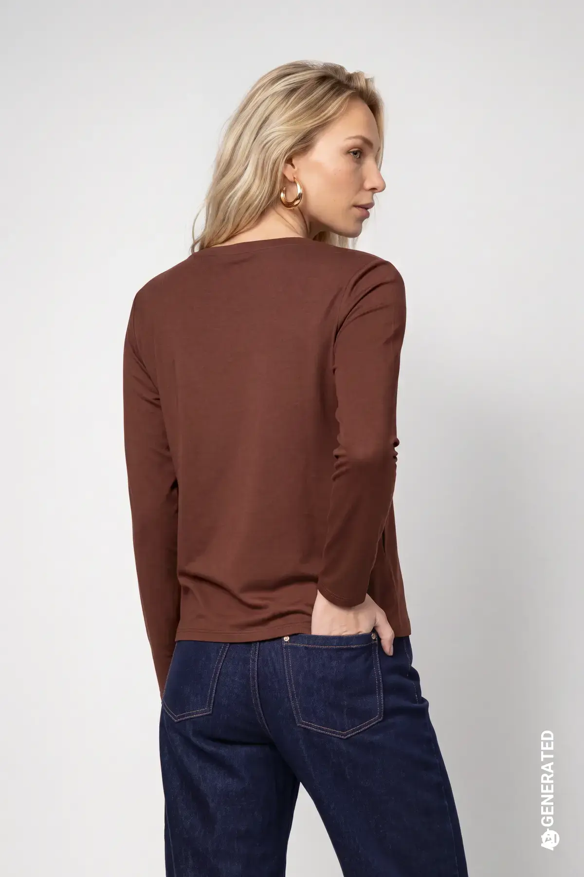 Shirt met lange mouwen en hondenprint - Afbeelding 2