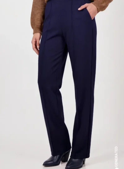 Broek met tekstband