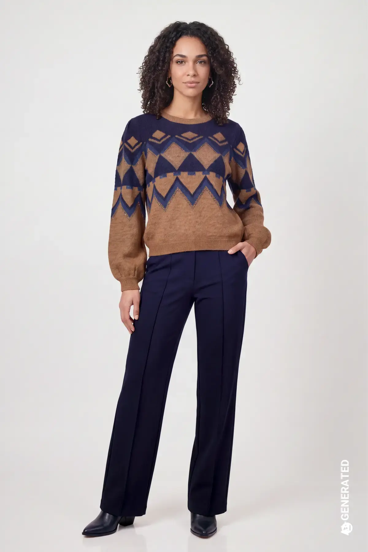 Broek met tekstband - Afbeelding 5