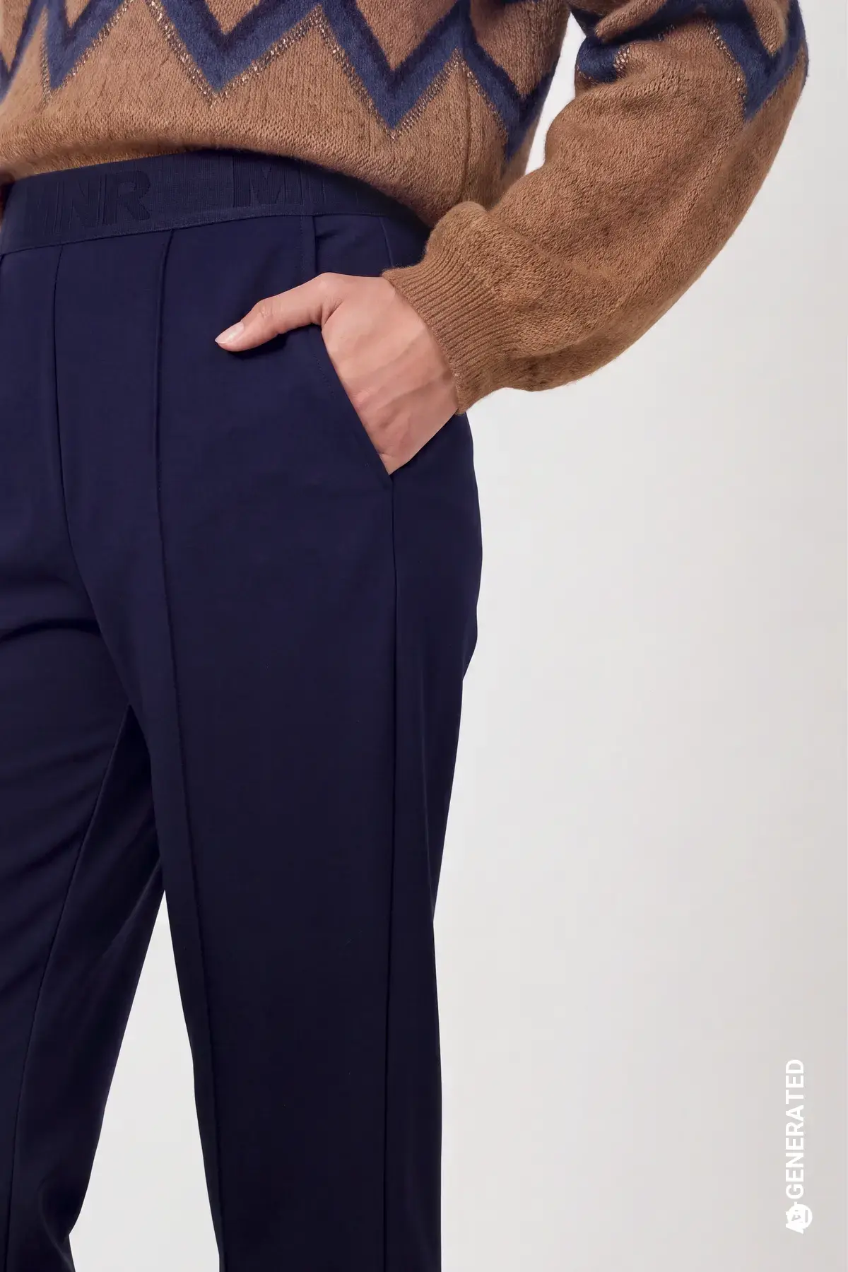 Broek met tekstband - Afbeelding 4