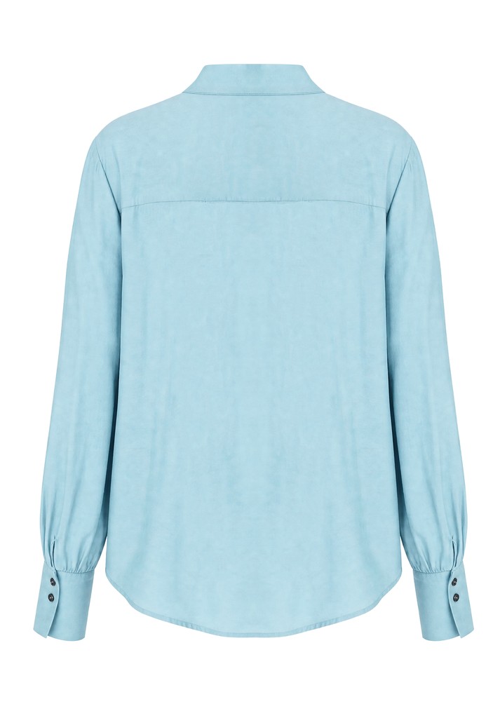 Blouse met sjaalkraag en knoopsluiting - Afbeelding 2