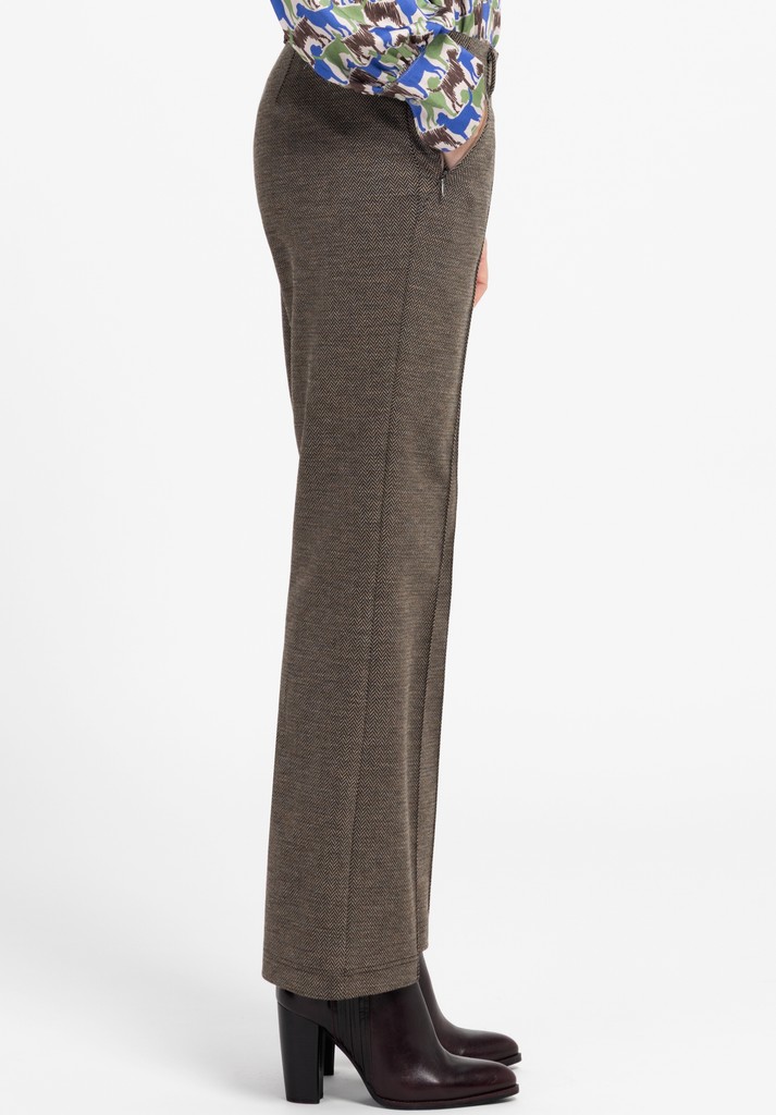 Broek met rechte pijpen - Afbeelding 3